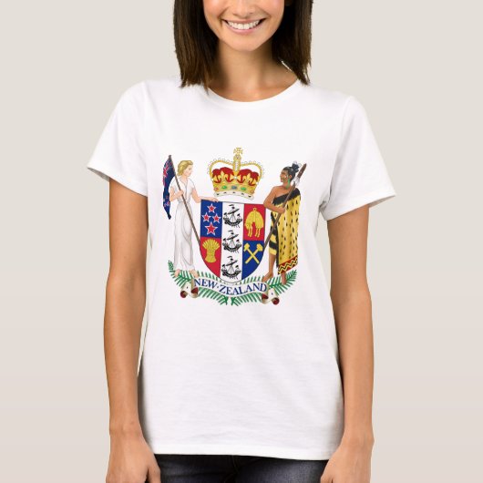 ニュージーランドのエンブレム Tシャツ (正面)