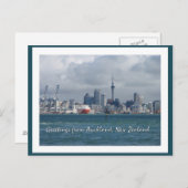 ニュージーランドのオークランド市郵便はがき ポストカード (正面/裏面)