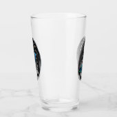 ニュージーランドのキウイの地図ポーア タンブラーグラス (右)