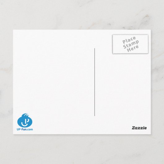 ニュージーランドのキウイ/シルバーファーンのエンブレム ポストカード (裏面)