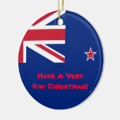 ニュージーランドのキーウィのクリスマスのオーナメント セラミックオーナメント (左)