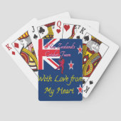 ニュージーランドのクリケットチーム:私のハートアートからの愛 トランプ (裏面)