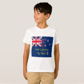 ニュージーランドのクリケットチーム：私のハートアートからの愛 Tシャツ (正面フル)