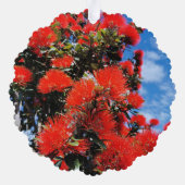 ニュージーランドのクリスマスツリー オーナメントカード (裏面)