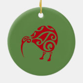 ニュージーランドのクリスマス セラミックオーナメント (裏面)