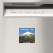 ニュージーランドのクールズ！タラナキ山プリント磁石 マグネット (インサイチュ (食洗機))