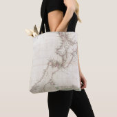 ニュージーランドのコロニーの地図 トートバッグ (クローズアップ)