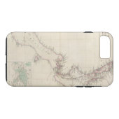 ニュージーランドのコロニーの地図 Case-Mate iPhoneケース (裏面(横))