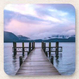 ニュージーランドのコースターセット6、テアナウ湖 コースター