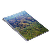 ニュージーランドのサウスランドの地域のローリング・ヒルズ ノートブック (右側)