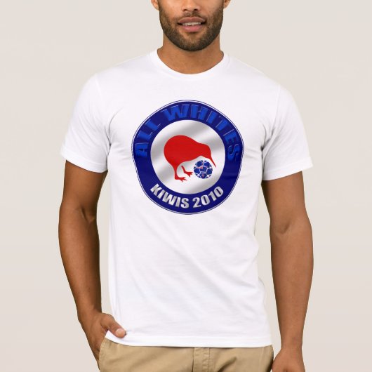 ニュージーランドのサッカーのTシャツ Tシャツ (正面)