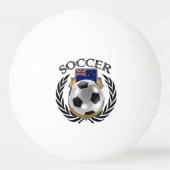 ニュージーランドのサッカー2016ファンのギア 卓球ボール (裏面)