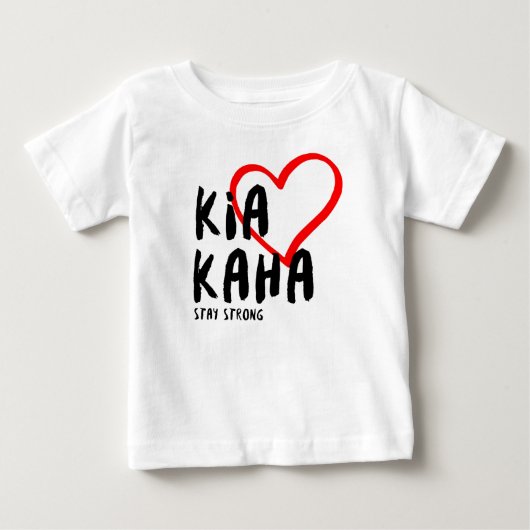 ニュージーランドのシャツ ベビーTシャツ (正面)