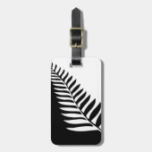 ニュージーランドのシルバーシダ ラゲッジタグ (正面縦)