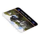 ニュージーランドのジャングル、シダの木/森 マグネット (右側)