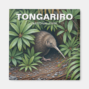 ニュージーランドのトンガリロ国立公園でキウイ マグネット