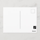 ニュージーランドのハガキとキウイの挨拶 ポストカード (裏面)