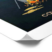 ニュージーランドのフィオルズ、ヴィンテージ旅行ポスター ポスター (角)