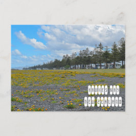 ニュージーランドのホークス湾 ポストカード