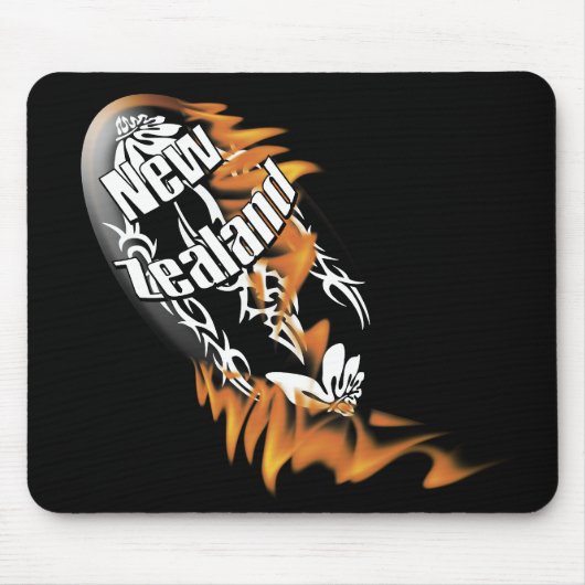 ニュージーランドのラグビーのキーウィのmousepads マウスパッド (正面)