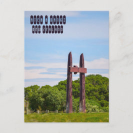 ニュージーランドのランギ茶 ポストカード