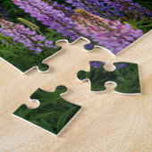 ニュージーランドのルピナス属分野 ジグソーパズル (側面)