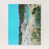 ニュージーランドのロトルアの風景は難しい ジグソーパズル (縦)