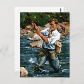 ニュージーランドのヴィンテージのポスターを復元 ポストカード (正面/裏面)