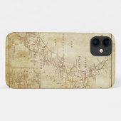 ニュージーランドのヴィンテージ地図c1879 Case-Mate iPhoneケース (裏面(横))