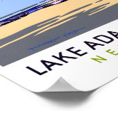 ニュージーランドのヴィンテージ旅行のポスターを復元 ポスター (角)