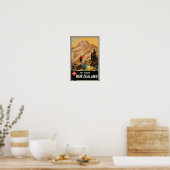 ニュージーランドのヴィンテージ旅行ポスター ポスター (キッチン)