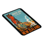 ニュージーランドのヴィンテージ旅行用磁石 マグネット (右側)