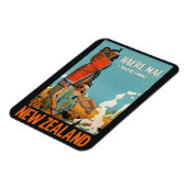 ニュージーランドのヴィンテージ旅行用磁石 マグネット (左側)