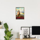 ニュージーランドのヴィンテージ旅行 ポスター (ホームオフィス)