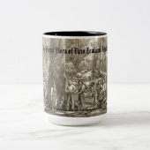 ニュージーランドのヴィンテージ・ロギング ツートーンマグカップ (中央)