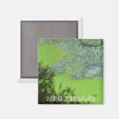 ニュージーランドの上昇温暖気流は疑問に思います(冷蔵庫用マグネット) マグネット (正面/裏面)