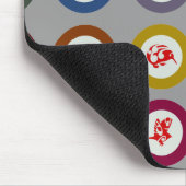 ニュージーランドの先住民と固有鳥のマウスパッド マウスパッド (コーナー)