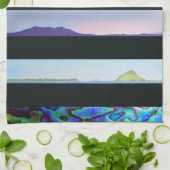 ニュージーランドの北の島風景 キッチンタオル (折り畳み)