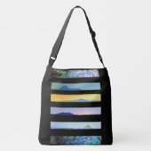 ニュージーランドの北の島風景 クロスボディバッグ (裏面)