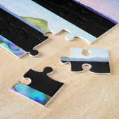 ニュージーランドの北の島風景 ジグソーパズル (側面)