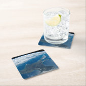 ニュージーランドの北島。 スクエアペーパーコースター (インサイチュ)