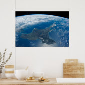 ニュージーランドの北島。 ポスター (キッチン)