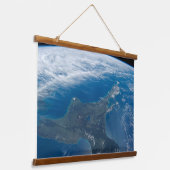 ニュージーランドの北島。 吊り下げ型タペストリー (傾斜あり)