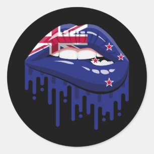 ニュージーランドの唇プライドのルートフラグ ラウンドシール