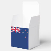 ニュージーランドの国旗付きの愛国的なお菓子入れボックス フェイバーボックス (オープン)