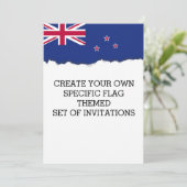 ニュージーランドの国旗 招待状 (スタンド正面)