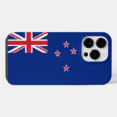 ニュージーランドの国旗 iPhoneケース (裏面横)