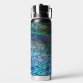 ニュージーランドの地図ポーア ウォーターボトル (背面)