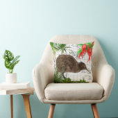 ニュージーランドの天然キーウィの枕 クッション (椅子)