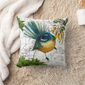 ニュージーランドの天然ファンテールの枕 クッション (ブランケット)